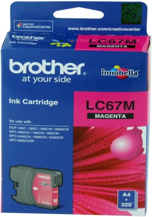 Brother Genuine LC67M Ink Cartridge