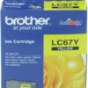Brother Genuine LC67Y Ink Cartridge