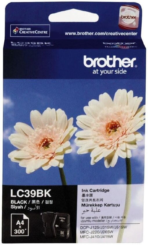 Brother LC39BK Black Ink Cartridge