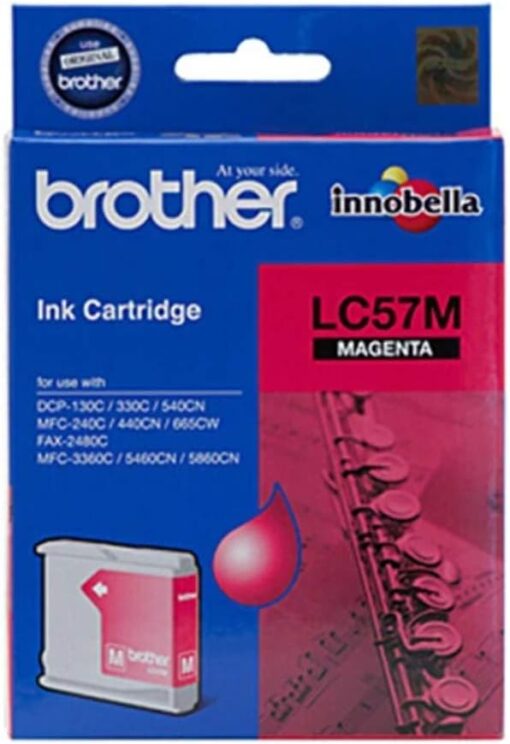 Brother LC57M Ink Cartridge Magenta Ink