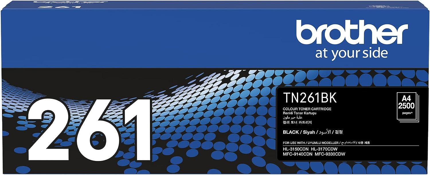 Brother TN-261BK Black Toner 2500 Pages - supremenetworks