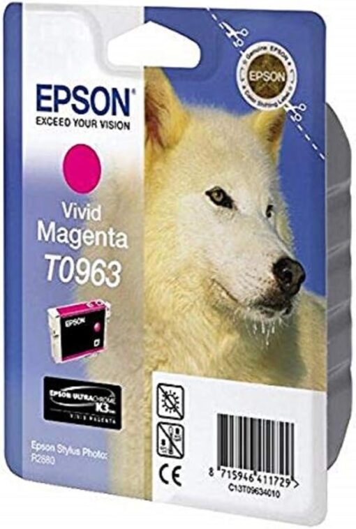 Epson T0963 Vivid Magenta Inkjet Cartridge