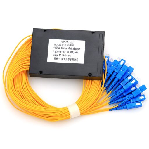 1x16 SC-UPC Single Mode Fiber PLC Splitter 1M