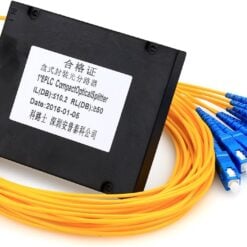 1x8 Fiber Optical PLC Splitter SC-UPC Single Mode 1m