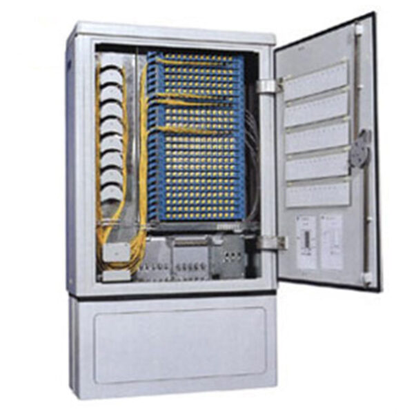 576 cores Pedestal mounted fiber distribution cabinet