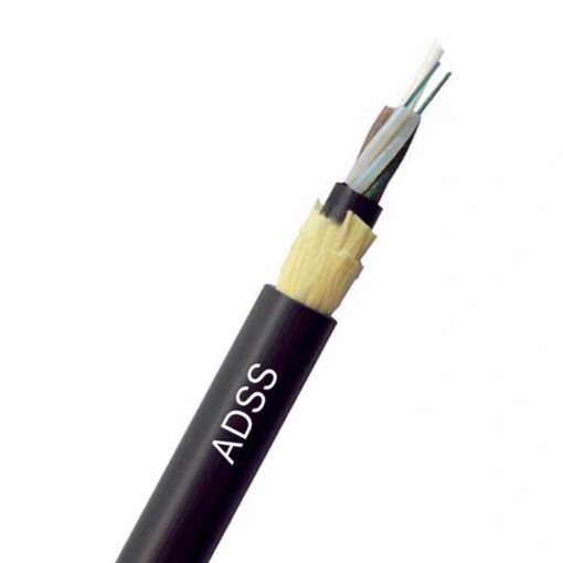 Fiber FTTX ADSS 24F Cable Per KM - 100 Meters Span