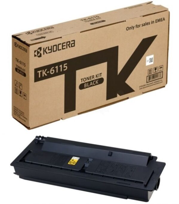 Genuine Black Kyocera TK-6115 Toner Cartridge (TK6115)
