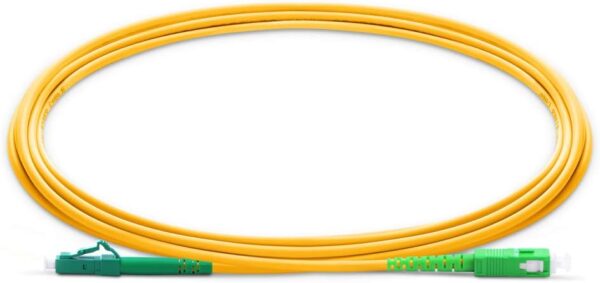 SC APC to LC APC Fiber Patch Cable 1M