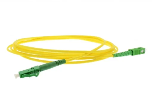 SC/APC to LC/APC Single Mode Fiber Patch Cord 5M