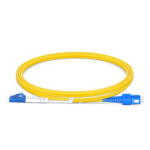 SC UPC to LC UPC Single Mode 5M Fiber Patch Cord