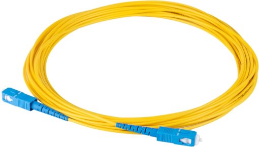 SC/UPC to SC/UPC Single-Mode 9/125 Fiber Patch Cord 1m