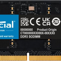 Crucial RAM 32GB DDR5 4800MHz CL40 Laptop Memory CT32G48C40S5