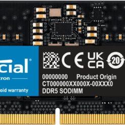 Crucial RAM 8GB DDR5 4800MHz CL40 Laptop Memory CT8G48C40S5