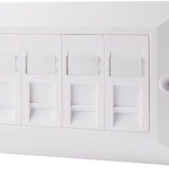 Giganet 4 port CAT6 Faceplate