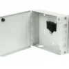 Fiber optic splicing metal box