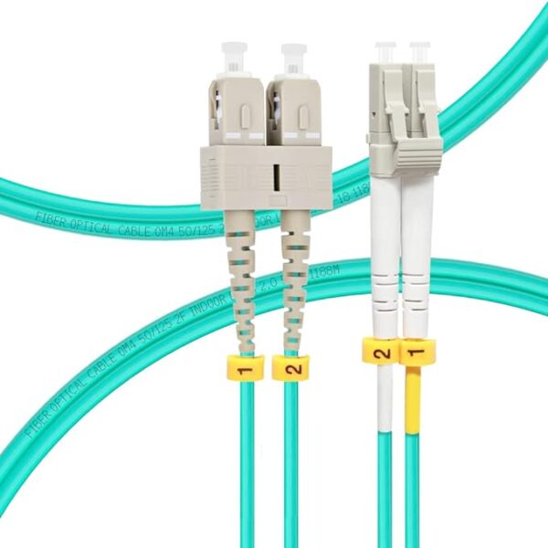 SC-LC 1M om4 Fiber Optic patch cords duplex