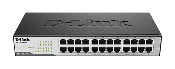 D-link DES-1024D 24-Port Fast Ethernet Unmanaged Switch