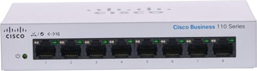 Cisco CBS110-8T-D-UK 8-Port Unmanaged Gigabit Switch
