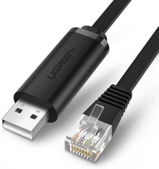 UGREEN USB-A to RJ45 Console Cable 1.5m Black - CM204