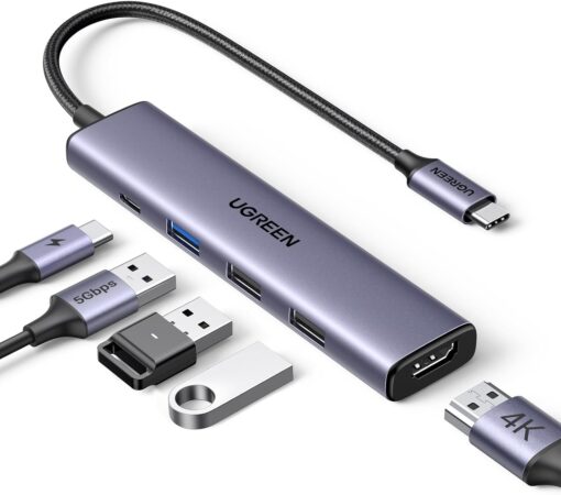 Ugreen 5-in-1 USB-C Multifunction Adapter - CM478