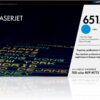 HP 651A Cyan Original LaserJet Toner Cartridge CE341A