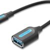 VENTION USB Type-C Male to A Female OTG cable 0.15M CCVBB
