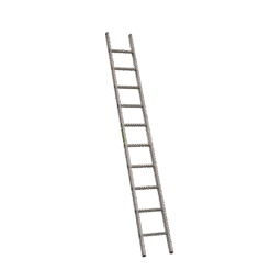Aluminium Single Section Leaning Ladder 10 steps