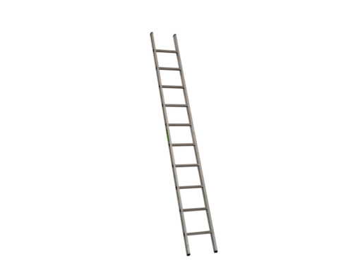 Aluminium Single Section Leaning Ladder 10 steps