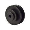 Bobbin Flat Bar Insulator Plastic Black