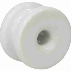 Bobbin Reel Insulator porcelain off white
