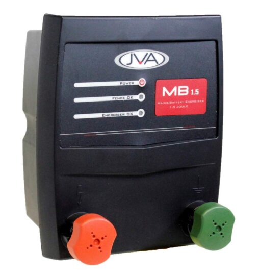 JVA MB1.5 Mains/Battery Electric Fence Energizer