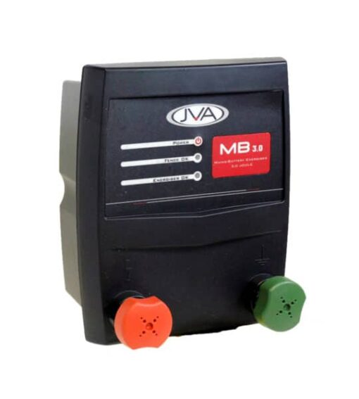 JVA MB3 Mains/Battery Electric Fence Energizer 3J 30km