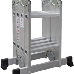 Multi Purpose 4x2 x 2.6m Foldable Aluminium Ladder 8 Rungs