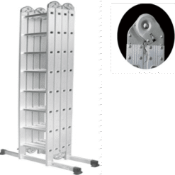 Multi purpose 4x8 foldable Aluminium ladder