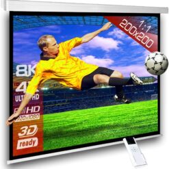 ELECTRIC PROJECTOR SCREEN 200 x 200 CMS (78 by 78inch)