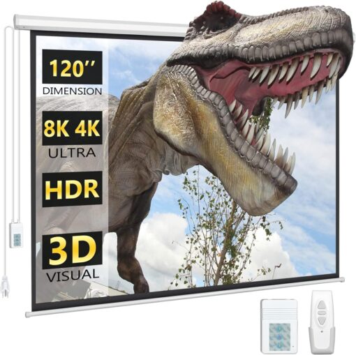 Electric Projector Screen 243 x 243 cm (96 by 96 inches)