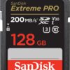 SanDisk Extreme PRO 128GB SDXC UHS-I Card 200 MBPs