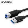 UGREEN USB 3.0 AM to BM Print Cable 2m Black - US210