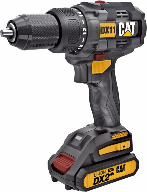 Caterpillar Cat DX11 Brushless 18V Cordless Drill/Driver