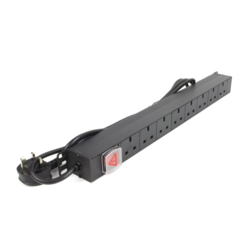 Power Distribution Unit PDU UK Sockets 8 Way with UK Plug