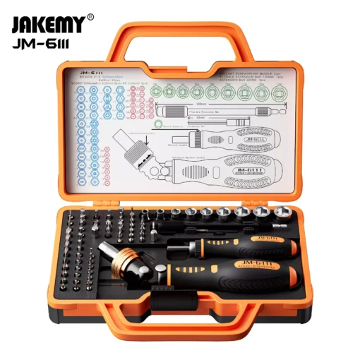 JAKEMY JM-6111 69 in 1 Screwdriver repair tool