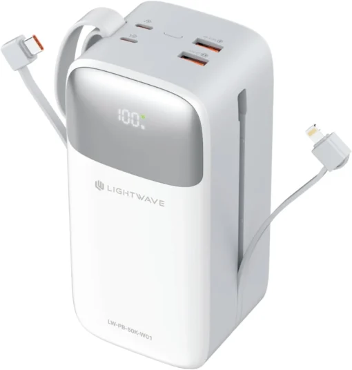 Lightwave 50000Mah Mobile Power LW-PB-50K-W01