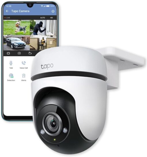 TP-Link Outdoor Pan/Tilt Security WiFi Camera - TL-TAPO C500