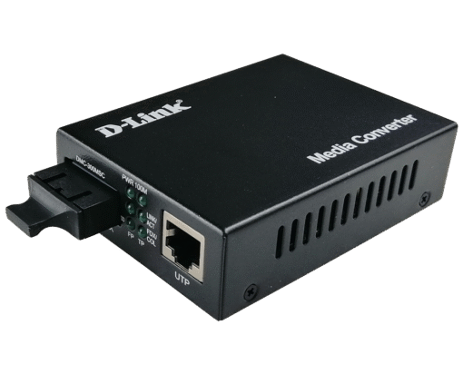 D-Link DMC-810SSC 10/100/1000BASE-T Gigabit Twisted-pair to 1000BASE-LX Gigabit Fiber 1310nm Single-mode Fiber