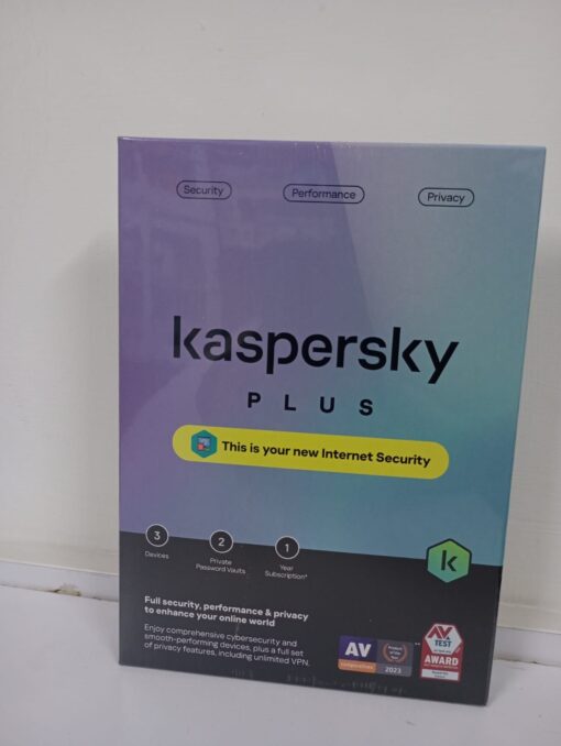 Kaspersky Plus Internet Security 3 Devices 1 Year