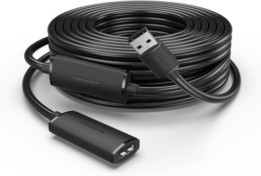 Vention CBMBL USB 3.0 Active Extension Cable 10M Black