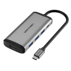 Vention CNBHB Type C to HDMI/USB 3.0*3/PD Docking station