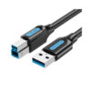 Vention COOBG USB 3.0 A Male to B Male Cable 1.5M Black PVC Type