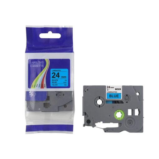 Brother 24mm Black on Blue Compatible Label tape