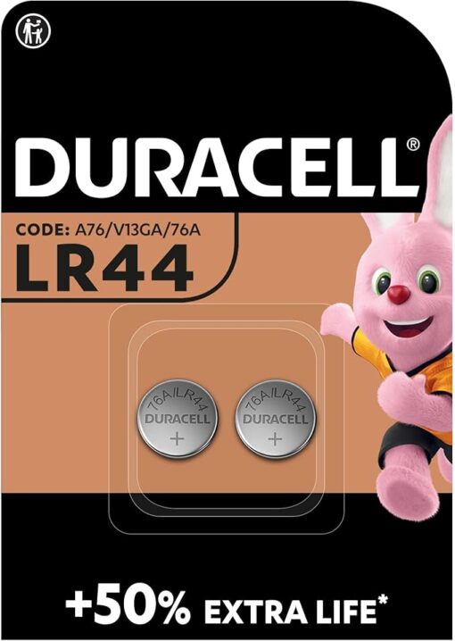 Duracell 2 Pack LR44 Alkaline Button Coin Cell Battery